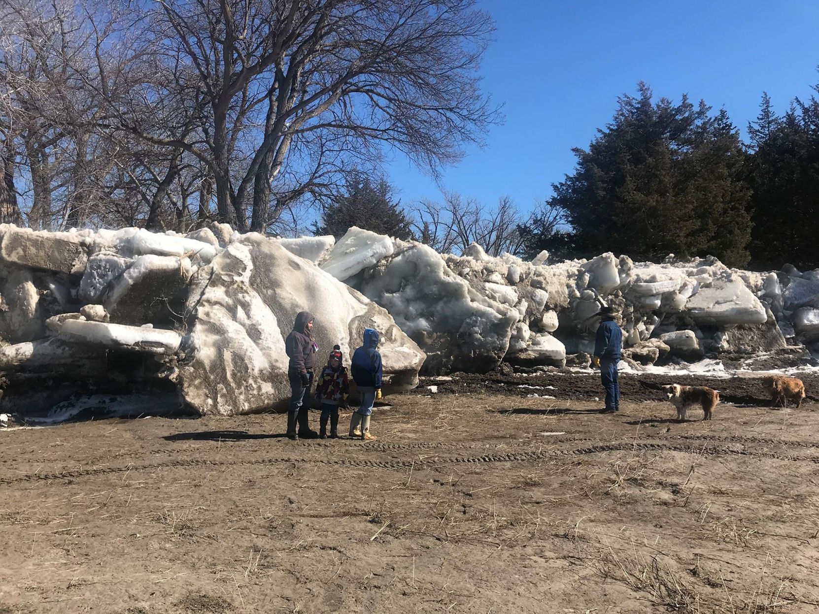 Ice shelf in Niobrara